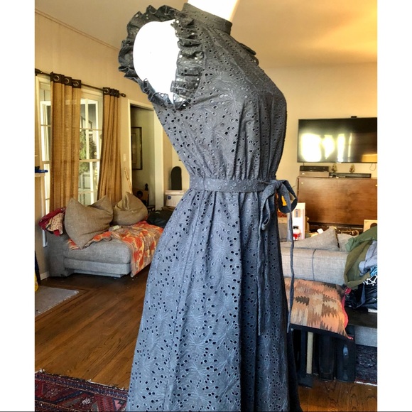 NWT Robert Rodriguez Black sleeveless dress XXS retail $525 - Picture 6 of 11